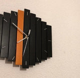 Rural Pastoral European-style Wooden Wall Clock Creative Retro Living Room Clock