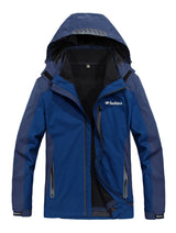 Men's 3-in-1 Outdoor Jacket Set with Windproof Design