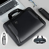Laptop Bag Men's Handbag Briefcase Shockproof Pu Leather