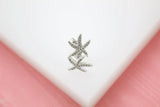18K Gold Filled CZ Cubic Zirconia Star Fish Earring (K238)