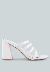 Peaches Strapped Rhinestone Embellished Sandals